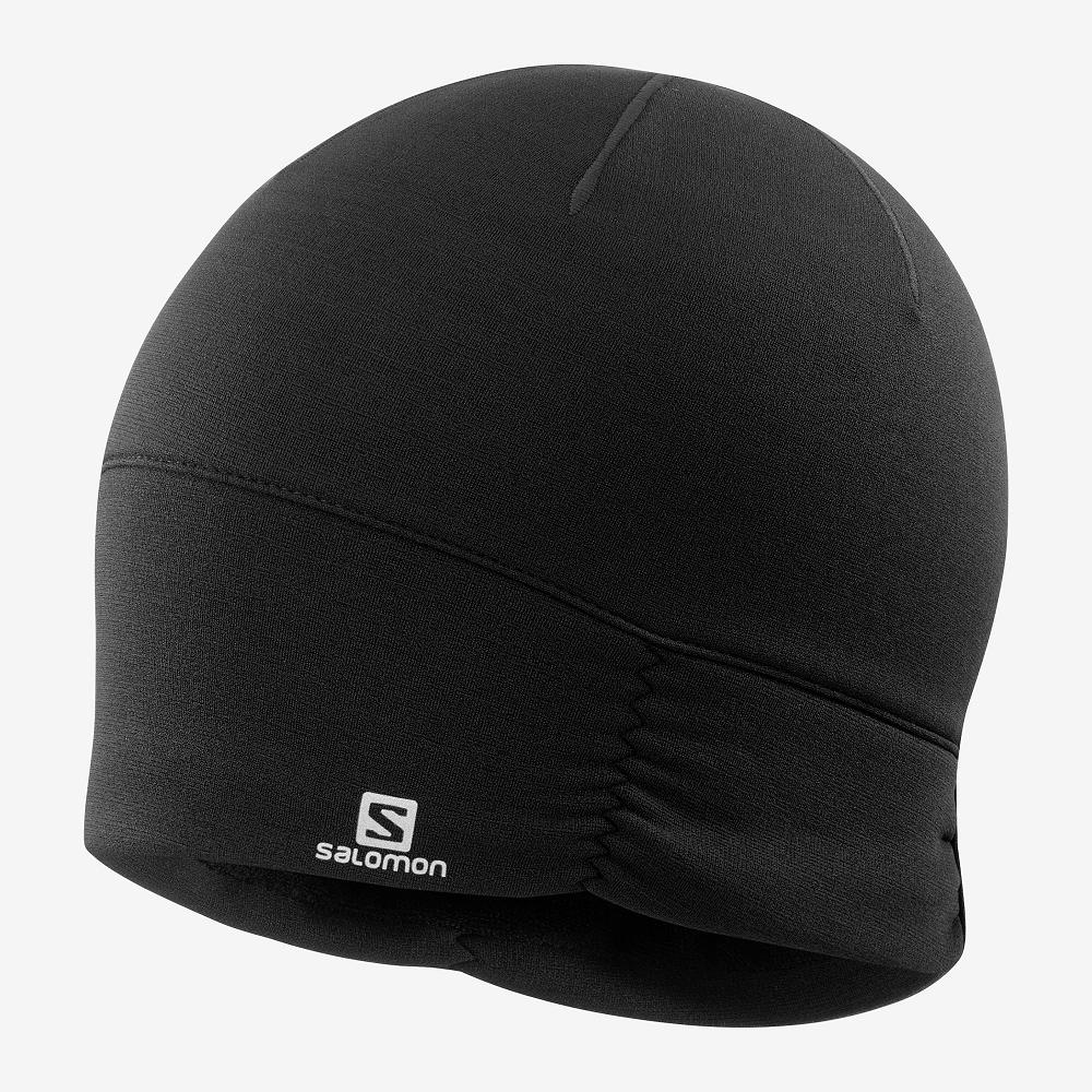 Salomon Israel ELEVATE WARM - Womens Hats - Black (FXKJ-49325)